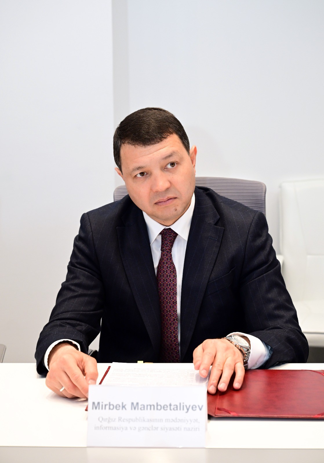 Mədəniyyət Nazirliyində Qırğızıstan nümayəndə heyəti ilə görüş keçirilib - FOTOLAR